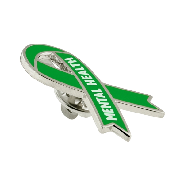 Awareness Ribbon Pin - Mental Health - Awareness Ribbon Pin - Mental Health - Image 1 of 2