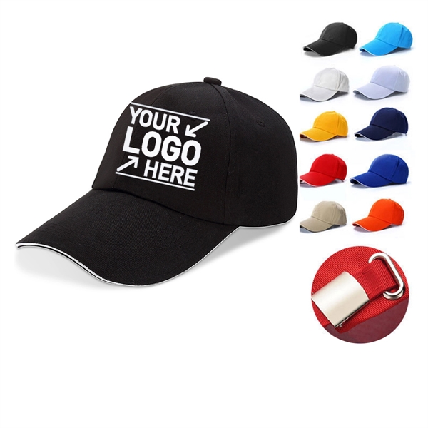 Custom monochrome golf cap & baseball - Custom monochrome golf cap & baseball - Image 0 of 2