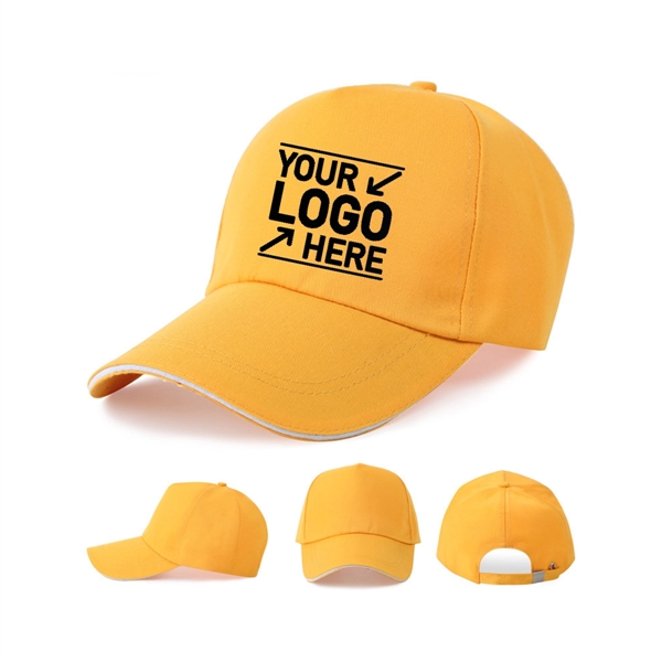 Custom monochrome golf cap & baseball - Custom monochrome golf cap & baseball - Image 1 of 2