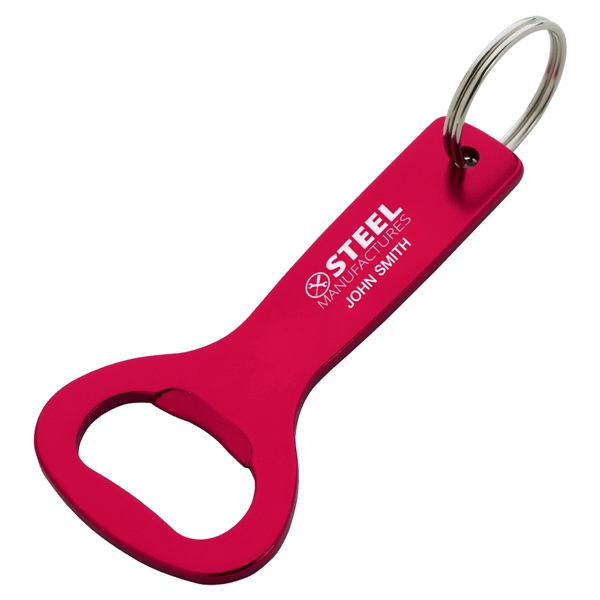 Aluminum Bottle Opener Key Ring - Aluminum Bottle Opener Key Ring - Image 8 of 12