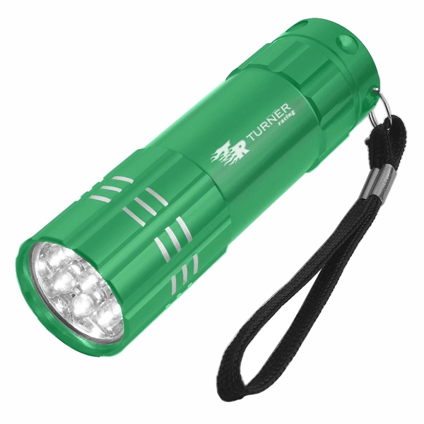 Aluminum LED Flashlight With Strap - Aluminum LED Flashlight With Strap - Image 5 of 11