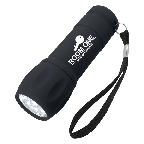 Rubberized Torch Light With Strap - Rubberized Torch Light With Strap - Image 1 of 10