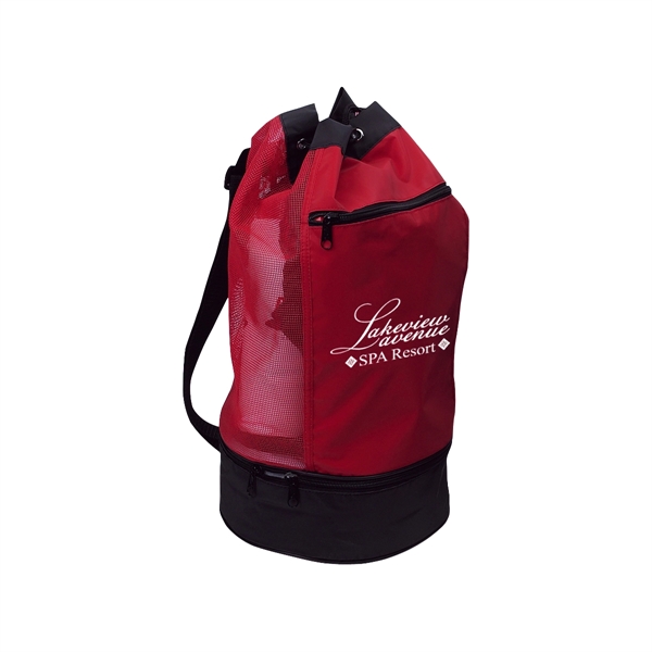 Beach Bag With Kooler Compartment - Beach Bag With Kooler Compartment - Image 1 of 4
