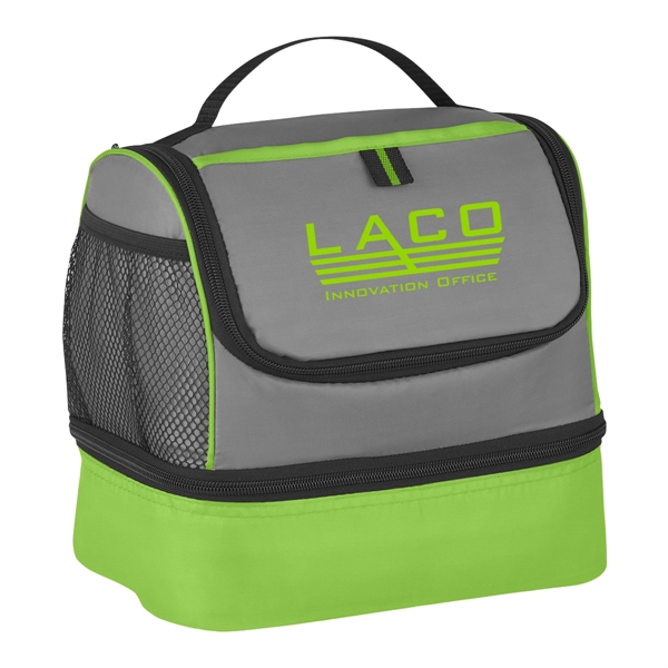 Two Compartment Lunch Pail Bag - Two Compartment Lunch Pail Bag - Image 2 of 17