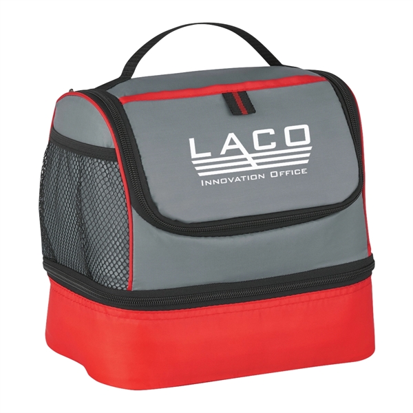 Two Compartment Lunch Pail Bag - Two Compartment Lunch Pail Bag - Image 4 of 17