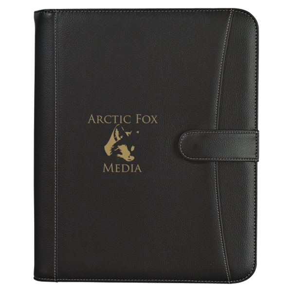 Pebble Grain Zippered Portfolio With Calculator - Pebble Grain Zippered Portfolio With Calculator - Image 2 of 2