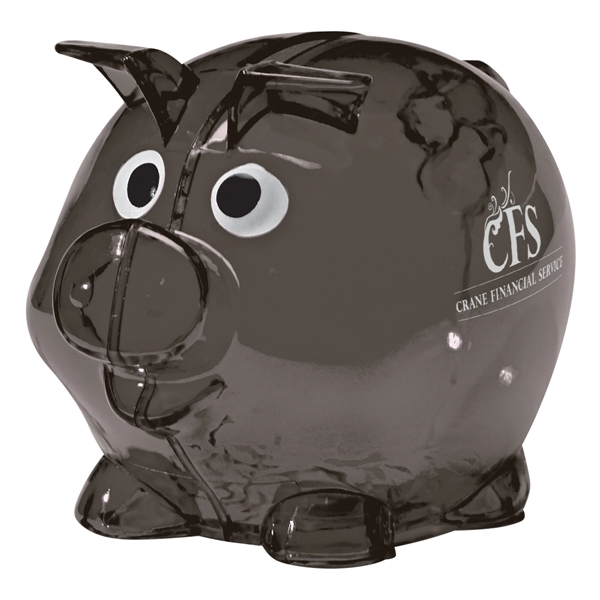 Mini Plastic Piggy Bank - Mini Plastic Piggy Bank - Image 5 of 12