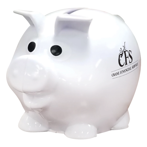 Mini Plastic Piggy Bank - Mini Plastic Piggy Bank - Image 6 of 12