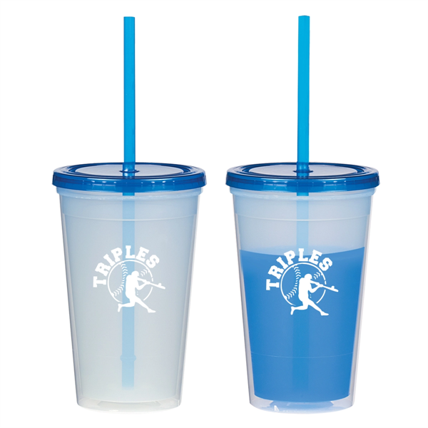 16 Oz. Econo Color Changing Tumbler - 16 Oz. Econo Color Changing Tumbler - Image 1 of 6