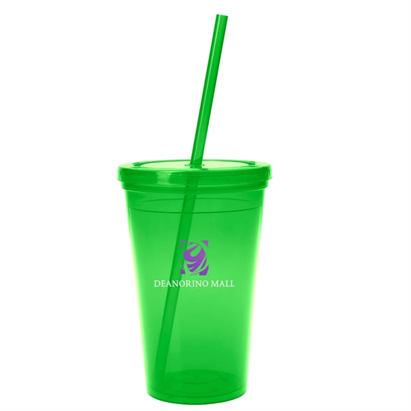 16 Oz. Sunsplash Double Wall Tumbler - 16 Oz. Sunsplash Double Wall Tumbler - Image 12 of 22