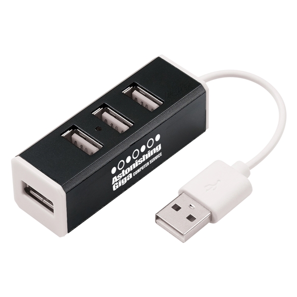 4-Port Aluminum USB Hub - 4-Port Aluminum USB Hub - Image 1 of 6