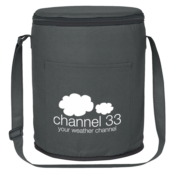 Custom NON-WOVEN ROUND COOLER BAG