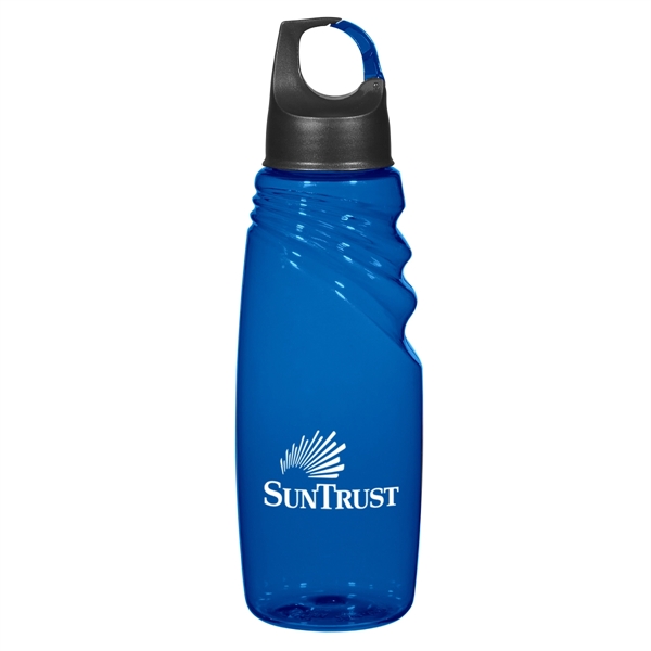 24 Oz. Crest Carabiner Sports Bottle - 24 Oz. Crest Carabiner Sports Bottle - Image 1 of 13