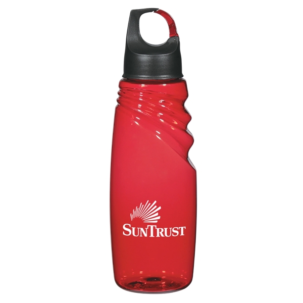 24 Oz. Crest Carabiner Sports Bottle - 24 Oz. Crest Carabiner Sports Bottle - Image 13 of 13