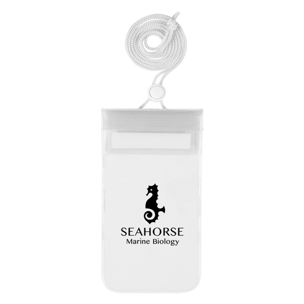 Waterproof Pouch With Neck Cord - Waterproof Pouch With Neck Cord - Image 1 of 13