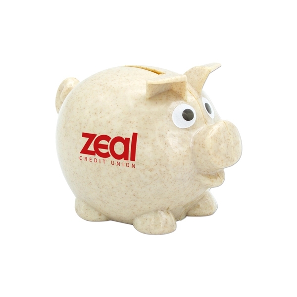 Wheat Piggy Bank - Wheat Piggy Bank - Image 1 of 4