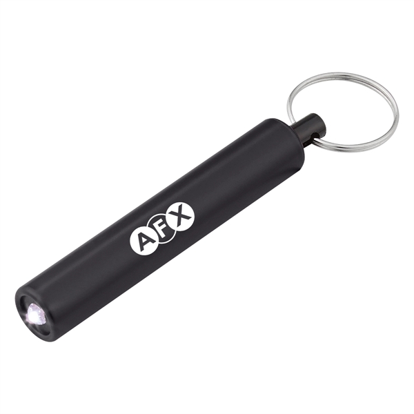 Mini Cylinder LED Flashlight Key Tag - Mini Cylinder LED Flashlight Key Tag - Image 1 of 10