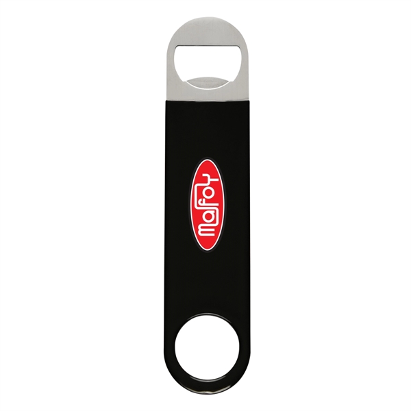 Large Vinyl Coated Stainless Steel Bottle Opener - Large Vinyl Coated Stainless Steel Bottle Opener - Image 0 of 12
