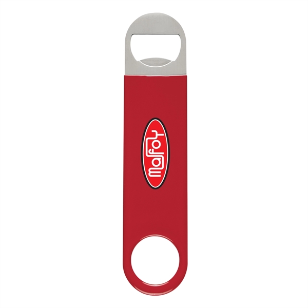 Large Vinyl Coated Stainless Steel Bottle Opener - Large Vinyl Coated Stainless Steel Bottle Opener - Image 6 of 12