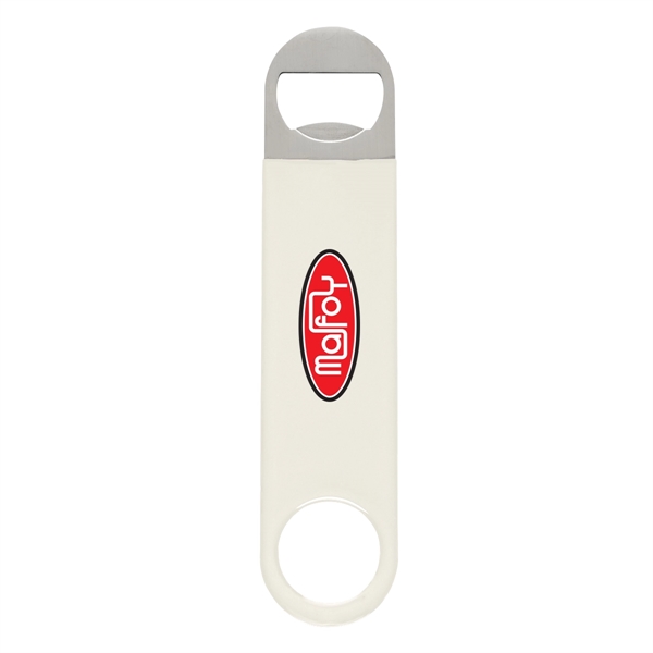 Large Vinyl Coated Stainless Steel Bottle Opener - Large Vinyl Coated Stainless Steel Bottle Opener - Image 9 of 12