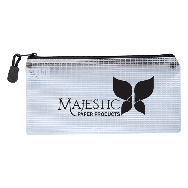 Clear Zippered Pencil Pouch - Clear Zippered Pencil Pouch - Image 2 of 8