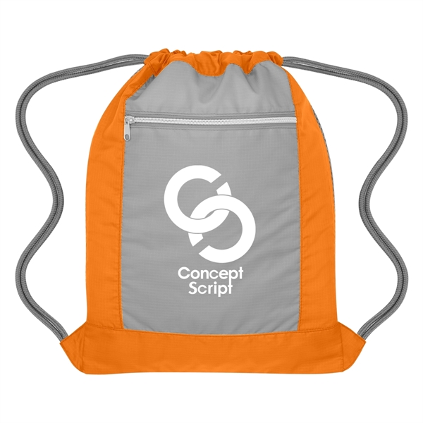 Flip Side Drawstring Sports Bag - Flip Side Drawstring Sports Bag - Image 2 of 16