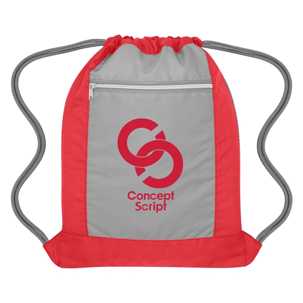 Flip Side Drawstring Sports Bag - Flip Side Drawstring Sports Bag - Image 3 of 16