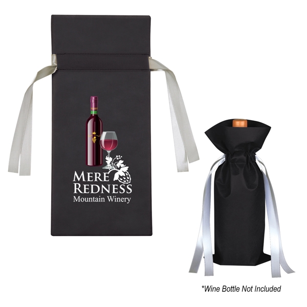 Wine Bottle Non-Woven Gift Bag - Wine Bottle Non-Woven Gift Bag - Image 3 of 13