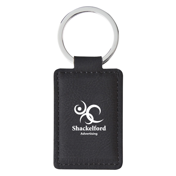Custom Leatherette Executive Key Tag