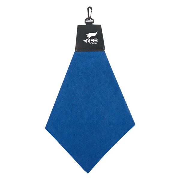Custom Triangle Fold Golf Towel