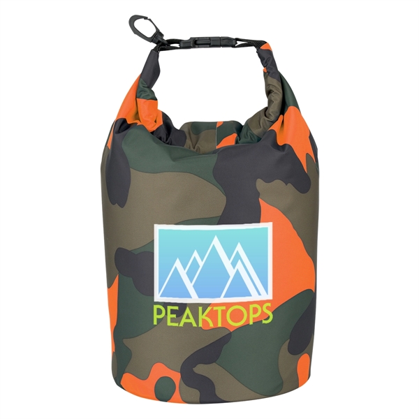 Camo Waterproof Dry Bag - Camo Waterproof Dry Bag - Image 6 of 12