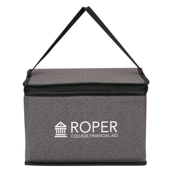 Heathered Non-Woven Cooler Lunch Bag - Heathered Non-Woven Cooler Lunch Bag - Image 1 of 13