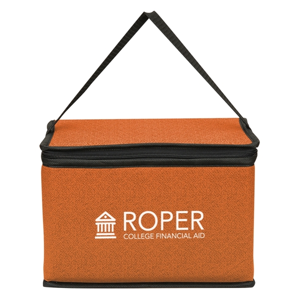 Heathered Non-Woven Cooler Lunch Bag - Heathered Non-Woven Cooler Lunch Bag - Image 3 of 13