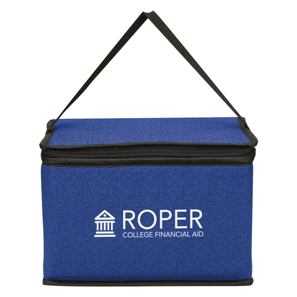 Heathered Non-Woven Cooler Lunch Bag - Heathered Non-Woven Cooler Lunch Bag - Image 6 of 13