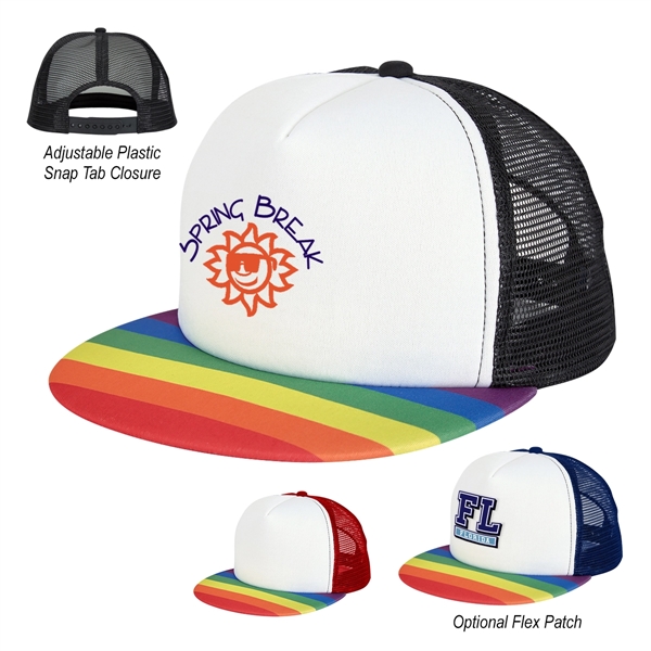 Rainbow Trucker Hat