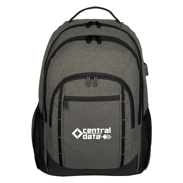 Reagan Heathered Backpack - Reagan Heathered Backpack - Image 1 of 5