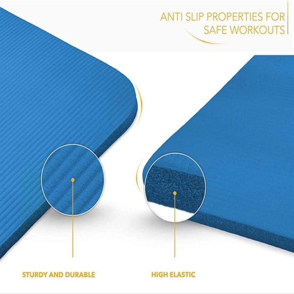 Non-Slip Yoga Mat with Carrying Strap - Non-Slip Yoga Mat with Carrying Strap - Image 5 of 5