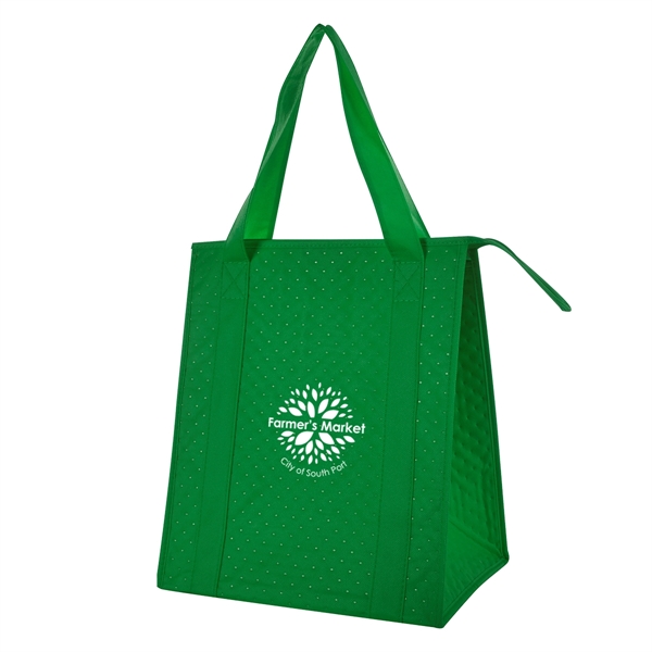 Dimples Non-Woven Cooler Tote Bag - Dimples Non-Woven Cooler Tote Bag - Image 2 of 27