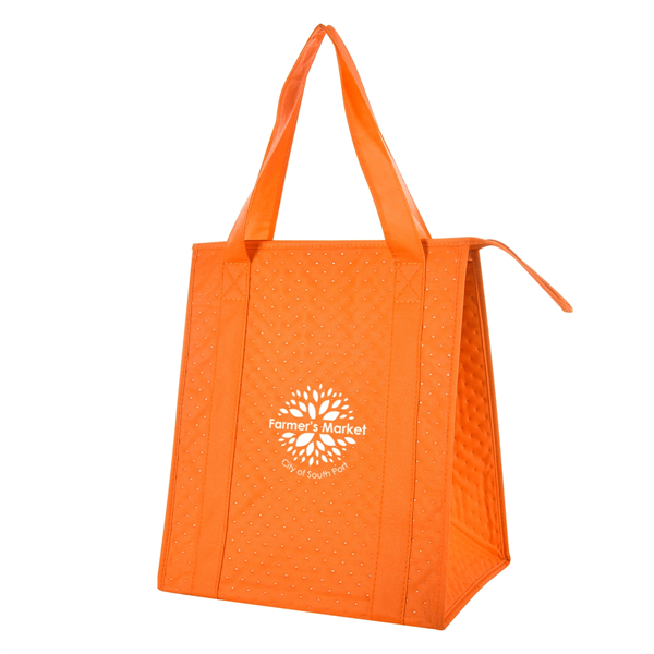 Dimples Non-Woven Cooler Tote Bag - Dimples Non-Woven Cooler Tote Bag - Image 5 of 27