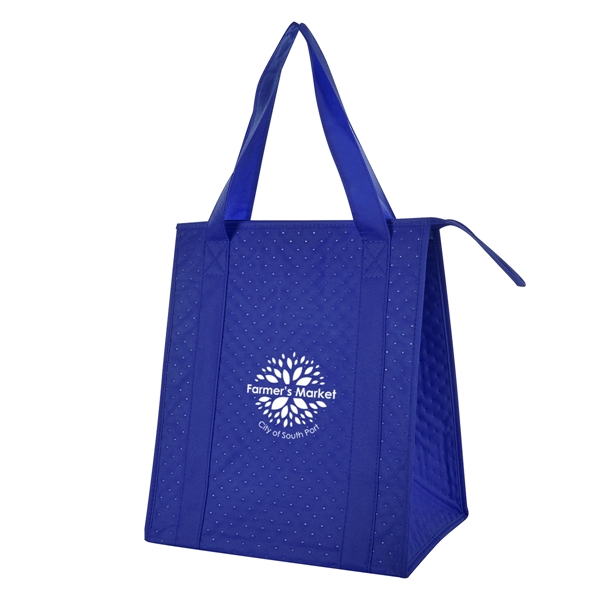 Dimples Non-Woven Cooler Tote Bag - Dimples Non-Woven Cooler Tote Bag - Image 8 of 27