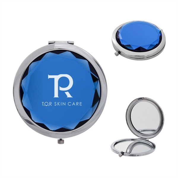 JEWELED COMPACT MIRROR - JEWELED COMPACT MIRROR - Image 2 of 4