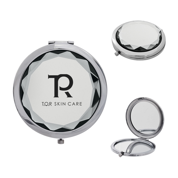 JEWELED COMPACT MIRROR - JEWELED COMPACT MIRROR - Image 3 of 4