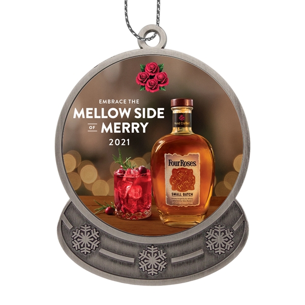 Die Cast Holiday Ornament - Snow Globe - Die Cast Holiday Ornament - Snow Globe - Image 4 of 9