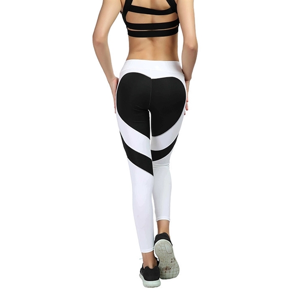 Women Yoga Pants with Heart Shape - Women Yoga Pants with Heart Shape - Image 0 of 3