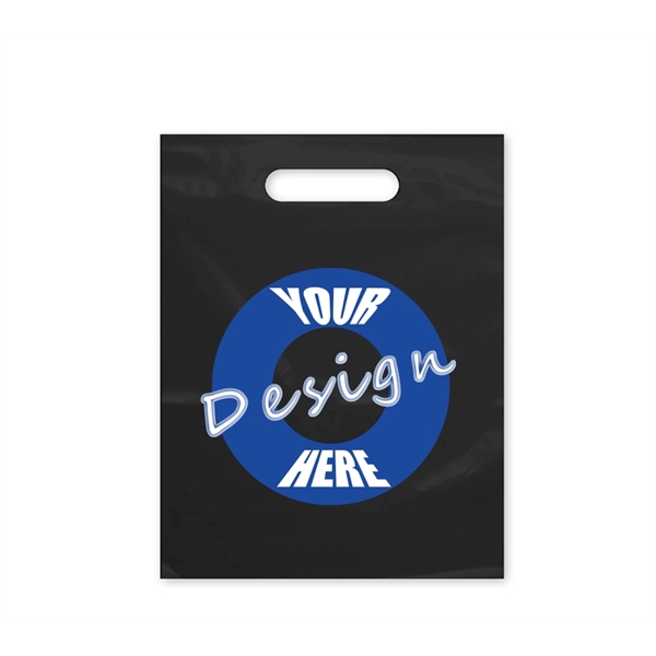 Die Cut Plastic Shopping Bags - Die Cut Plastic Shopping Bags - Image 1 of 4