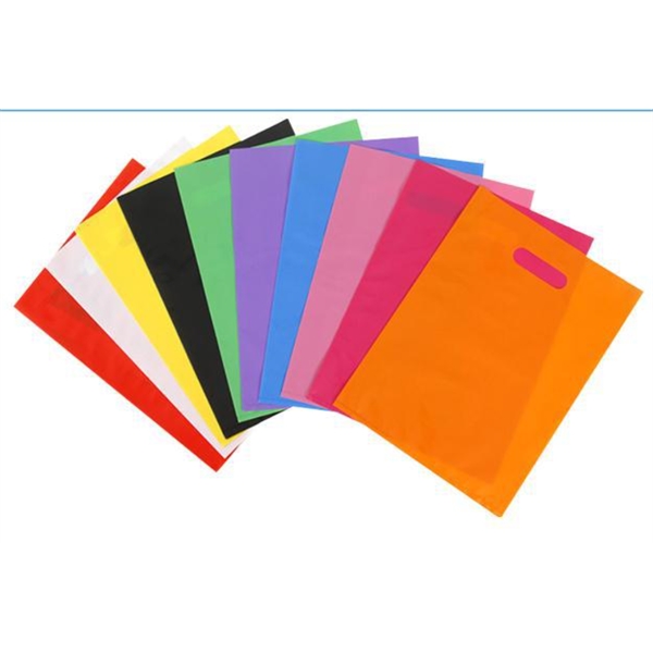 Die Cut Plastic Shopping Bags - Die Cut Plastic Shopping Bags - Image 4 of 4