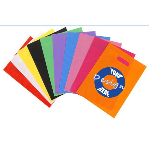 Die Cut Plastic Shopping Bags custom size and your logo - Die Cut Plastic Shopping Bags custom size and your logo - Image 0 of 6