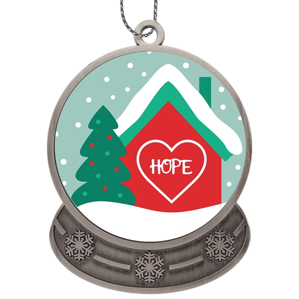 Die Cast Holiday Ornament - Snow Globe - Die Cast Holiday Ornament - Snow Globe - Image 9 of 9