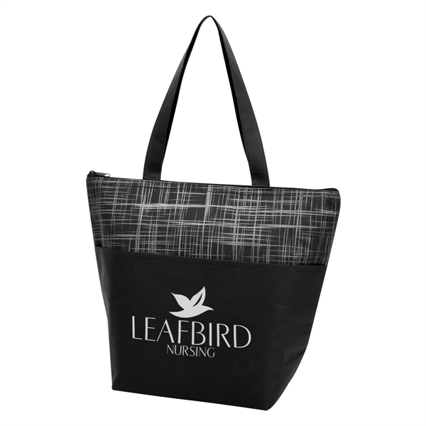 Custom Crosshatch Non-Woven Cooler Bag