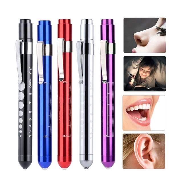 Medical Clickable LED Penlight With Pupil Gauge MOQ 50PCS - Medical Clickable LED Penlight With Pupil Gauge MOQ 50PCS - Image 0 of 0